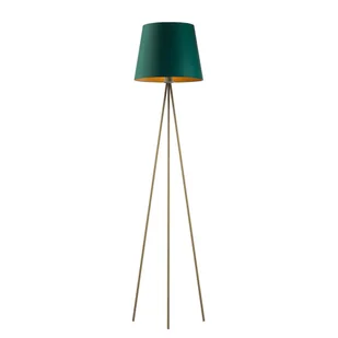 Lampa podłogowa LED na trójnogu do salonu RENO GOLD - Lampy stojące - miniaturka - grafika 1
