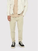 Spodnie męskie - Only & Sons Spodnie materiałowe Leo 22013002 Beżowy Regular Fit - miniaturka - grafika 1