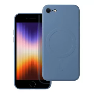 OEM Futerał Silicone Mag Cover Do Iphone 7 / 8 / Se 2020 / Se 2022 Niebieski - Etui i futerały do telefonów - miniaturka - grafika 1