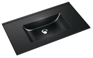 MODERNO UMYWALKA PROSTOKĄTNA GRANIT GRAFITOWA - Umywalki - miniaturka - grafika 1