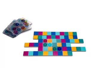 BS Toys, drewniana gra logiczna Dopasuj kolorowy wzór - Gry planszowe - miniaturka - grafika 1