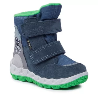 Buty dla chłopców - Śniegowce Superfit GORE-TEX 1-006014-8000 M Blue/Green - grafika 1