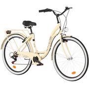 Rowery - Dawstar Citybike S7B 28 cali damski Cappuccino 2023 - miniaturka - grafika 1