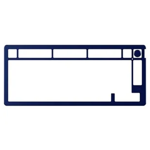 Płytka wierzchnia HYPERX Top Plate Alloy Rise 75 Granatowy - Gadżety dla graczy - miniaturka - grafika 1