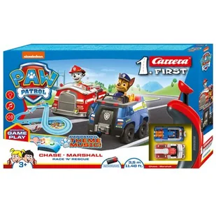 Carrera tor FIRST 63031 PAW Patrol Chase i Marshall Race N Rescue Darmowa 06.11.2019! - Tory, garaże, parkingi - miniaturka - grafika 1