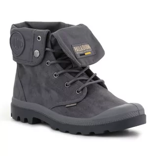 Trampki męskie - Buty Palladium Pampa Baggy Wax U 77213-068-M szare - grafika 1