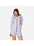 Bluzy damskie - Bluza Rossignol W Logo Sweat Fz Hood Ft szary XS - miniaturka - grafika 1