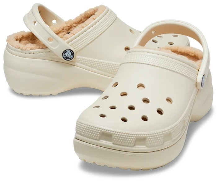 Crocs Damskie Ocieplane Buty Chodaki Platforma Classic Lined Clog 42-43