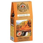 Herbata - BASILUR Autumn Tea- Czarna herbata cejlońska z dodatkiem krokosza barwierskiego i aromatu klonowego, 100 g x1 - miniaturka - grafika 1