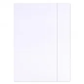 Teczki i skoroszyty - Teczka z gumką A4 biała - miniaturka - grafika 1