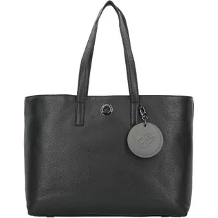 Torebki damskie - Mandarina Duck Mellow Torba shopper skórzana 36 cm nero P10FZT24001-001 - grafika 1