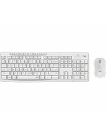 Zestawy myszka + klawiatura - LOGITECH MK295 Silent Wireless Combo - OFF WHITE - FRA - CENTRAL 920-009820 - miniaturka - grafika 1