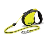 Smycze dla psów - Flexi Smycz dla psa Neon Reflect, M - M: do 20 kg (lina) - miniaturka - grafika 1