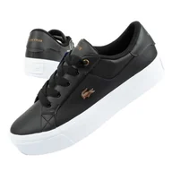 Buty sportowe damskie - Buty sportowe Lacoste Ziane Platform W (kolor Czarny, rozmiar 37.5) - miniaturka - grafika 1