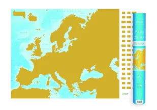 Europa mapa zdrapka 1:9 000 000 - Artglob - Atlasy i mapy - miniaturka - grafika 1