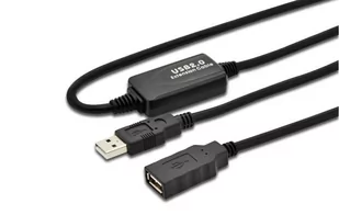 Kabel USB MicroConnect Active USB 2.0 cable A-A M-F USB2.0AAF10A - Kable USB - miniaturka - grafika 1