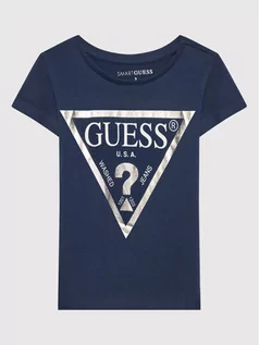 Koszulki dla chłopców - Guess T-Shirt K73I56 K8HM0 Granatowy Regular Fit - grafika 1