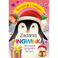Książki edukacyjne - Olesiejuk Sp. z o.o. Rozwiązuję i naklejam. Zadania Pingwinka Barbara Szymanek - miniaturka - grafika 1