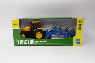 Traktor z podwójnym pługiem św/dżw 5528 11274 - Samochody i pojazdy dla dzieci - miniaturka - grafika 1