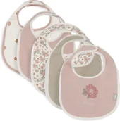 Śliniaki i fartuszki - Śliniaki niemowlęce bawełna Retro Kwiaty 5 sztuk jollein - miniaturka - grafika 1