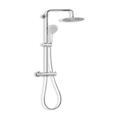 Baterie wannowe i prysznicowe - Baliv Kolumna prysznicowa Slim 2 chrom - miniaturka - grafika 1