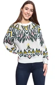 Swetry damskie - Damski sweter Wrangler GEO KNIT XS - miniaturka - grafika 1