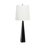 Lampy stojące - Lampa stołowa czarna z białym abażurem 80 cm Ascent E27 60W Elstead - miniaturka - grafika 1