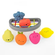 Zabawki sensoryczne - Zabawka STEM: sorter kubeczek z owocami 6 m+ Sassy - miniaturka - grafika 1