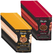 Mokra karma dla kotów - Fitmin Cat For Life Adult Mix Smaków 28x85g - miniaturka - grafika 1