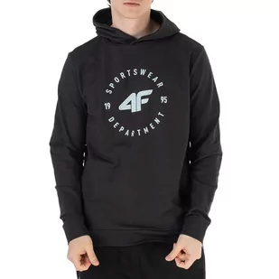 Bluza 4F H4L22BLM01822S - czarna - Bluzy sportowe męskie - miniaturka - grafika 1