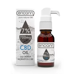 Olej CBD 7% - 700mg 10ml Encann - Suplementy naturalne - miniaturka - grafika 1