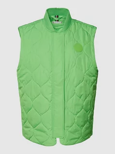 Kamizelki męskie - Kamizelka pikowana z naszywką z logo model ‘QUILTED BOMBER VEST’ - grafika 1