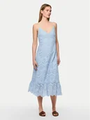 Sukienki - Pieces Sukienka letnia Vilde 17156565 Błękitny Regular Fit - miniaturka - grafika 1