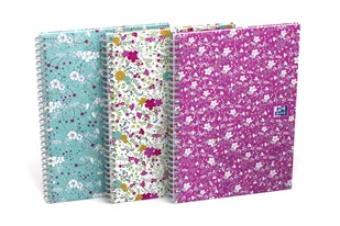 OXFORD Kołonotatnik Floral A5 60 kratka 400094951 - Notesy i bloczki - miniaturka - grafika 6