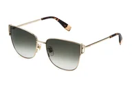 Okulary przeciwsłoneczne - Okulary FURLA SFU464-580594. Okulary przeciwsłoneczne, Kolor złoty. Kobieta. - miniaturka - grafika 1