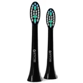 Końcówki do szczoteczek elektrycznych - Oromed Końcówka szczoteczki Oro-Sonic X Pro Czarny 2szt. - miniaturka - grafika 1