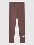 Legginsy - Puma Legginsy Logo 587035 Fioletowy Slim Fit - miniaturka - grafika 1