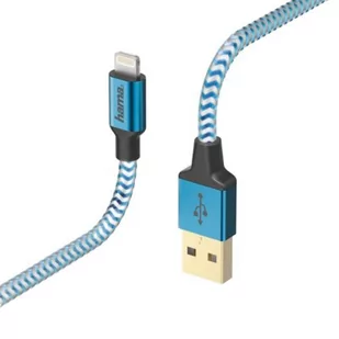 Hama Lightning Reflected 1.5m niebieski (178300) - Kable USB - miniaturka - grafika 4