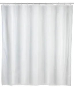 Wenko Zasłona prysznicowa UNI 240 x 180 cm biała 23835100 - Zasłony prysznicowe - miniaturka - grafika 1