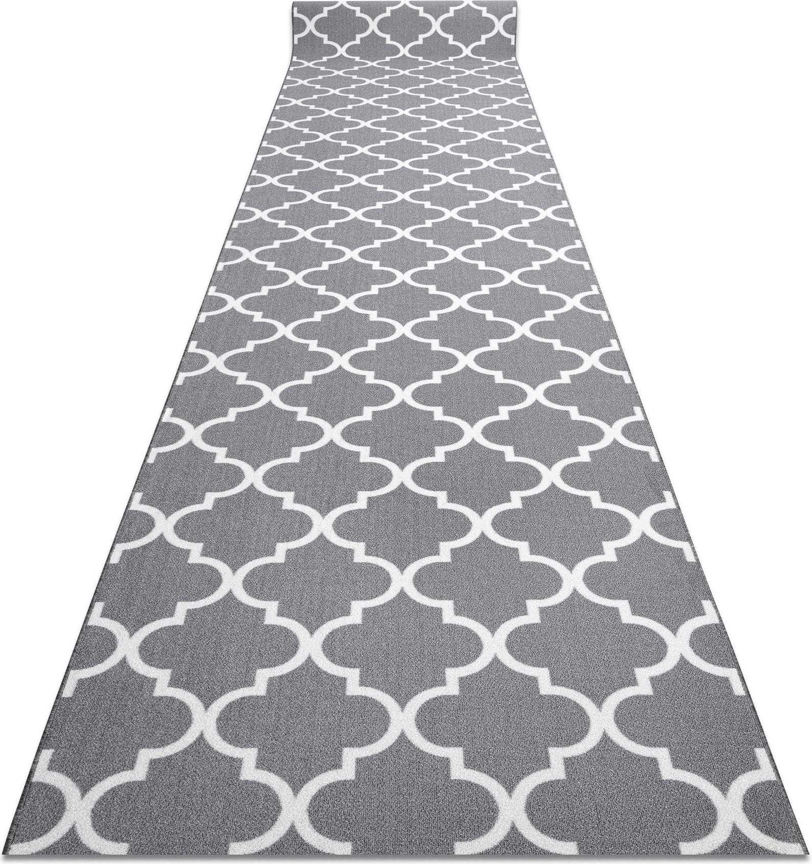 CHODNIK PODGUMOWANY 67cm KONICZYNA MAROKAŃSKA szary TRELLIS 30352, 67x110 cm
