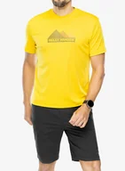 Koszulki i topy damskie - Koszulka z nadrukiem Helly Hansen HH Tech Graphic T-Shirt - gold rush - miniaturka - grafika 1