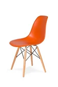 Krzesła - King Home Krzesło DSW Wood King Bath sycylijski pomarańcz K-130.ORANGE.O8.DSW - miniaturka - grafika 1