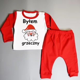 Komplet świąteczny Byłem grzeczny - Body dla niemowląt - miniaturka - grafika 1