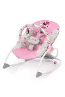 Leżaczki i huśtawki - DISNEY BABY Leżaczek z wibracją Myszka Minnie Forever Besties™ 0m+ do 18kg - miniaturka - grafika 1