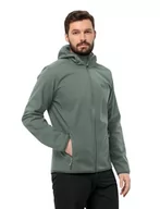 Kurtki męskie - Jack Wolfskin Bornberg męska kurtka softshell z kapturem M - miniaturka - grafika 1