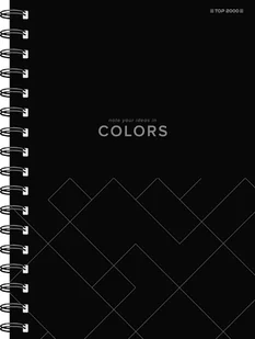 Kołozeszyt A6 80k kratka COLORS 400169231 TOP 2000 - Zeszyty szkolne Kołozeszyt A6 80k kratka COLORS 400169231 TOP 2000 - Zeszyty szkolne - miniaturka - grafika 5