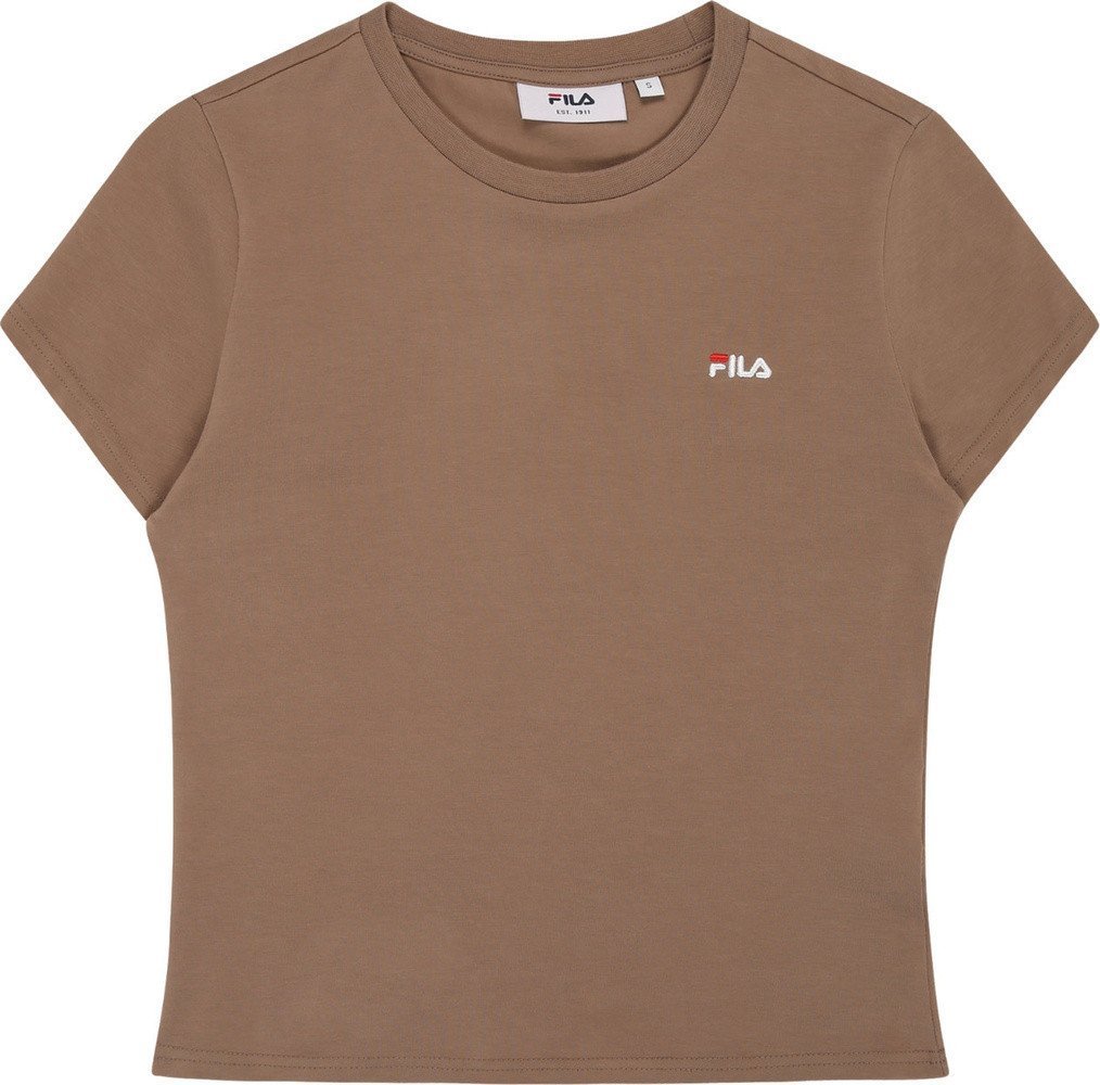 Koszulka damska Fila Trivero beżowa FAW1205 70008 L