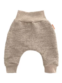 Spodenki dla niemowląt - LiVi Wełniane spodnie kolorze beżowym - grafika 1