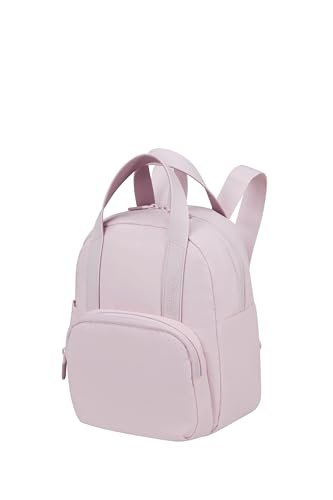 American Tourister Puffypop, Mini Plecak 35 cm, 8,5 L, Przegroda na AirPods i Tablet, 2 Uchwyty na Butelki, Rózowy Rózowy