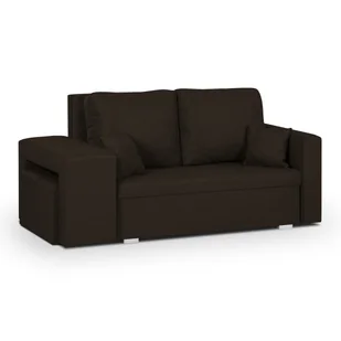 Sofa kanapa 2 os z funkcją spania MILO2 brązowa - Sofy i kanapy - miniaturka - grafika 1